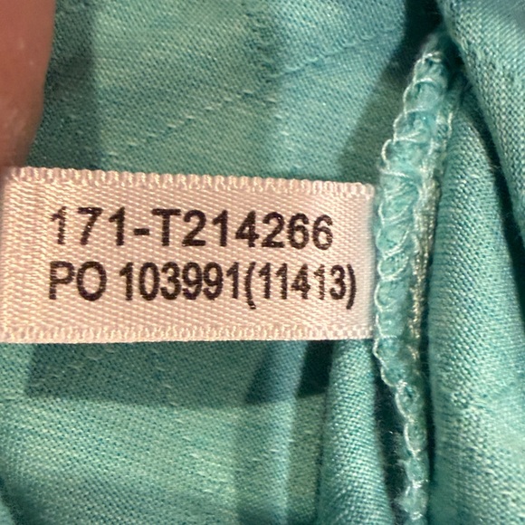 Tommy Bahama Men's Teal Polo Shirt - Picture 9 of 10